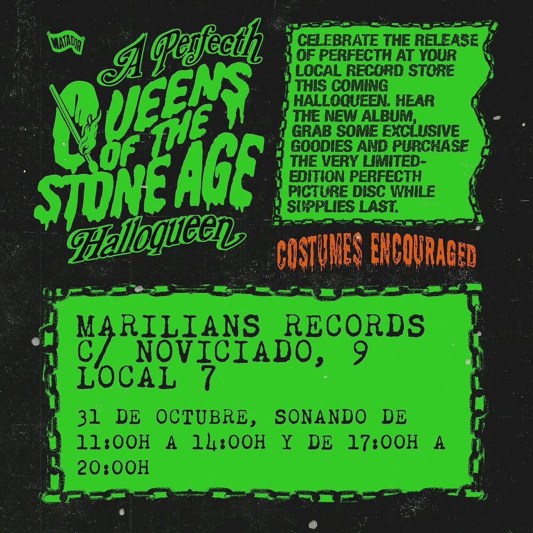 QUEENS OF THE STONE AGE — Perfecth listening at Marilians Records