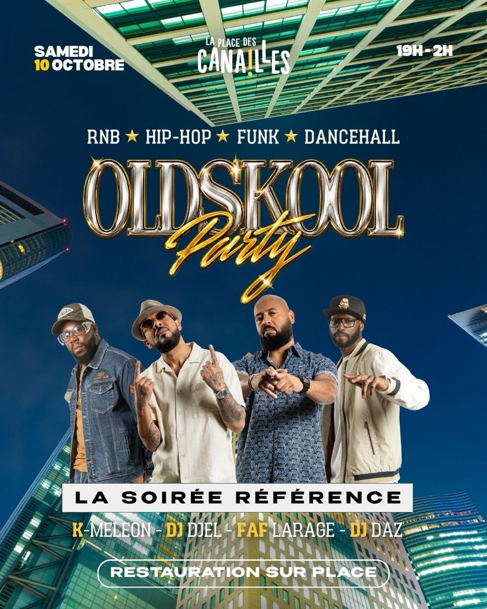 Oldskool Party — La Place des Canailles, Saturday, 10 October 2026