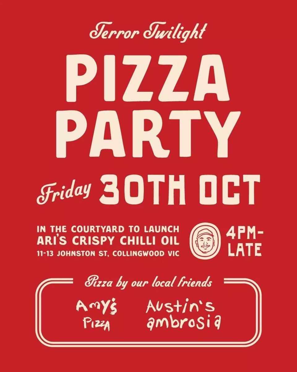 Terror Twilight Pizza Party — Terror Twilight, Friday, 30 October 2026