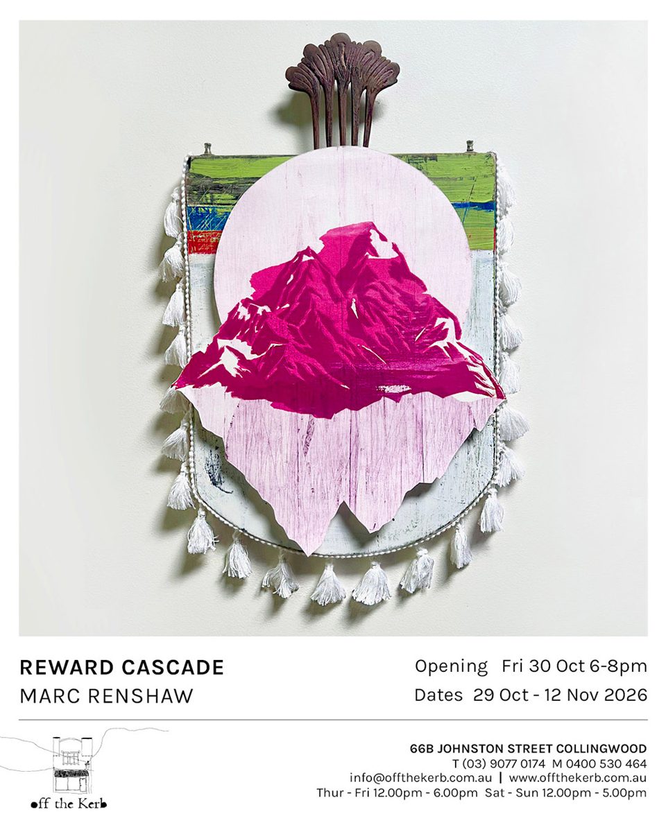Reward Cascade — Off the Kerb Gallery & Studios, Friday, 30 October 2026