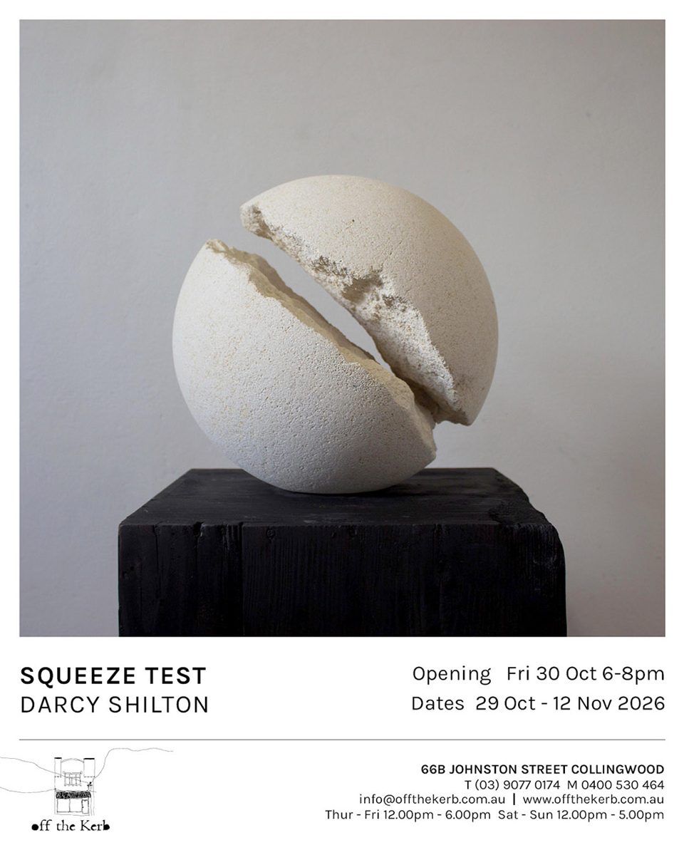 Squeeze Test by Darcy Shilton at Off the Kerb Gallery & Studios