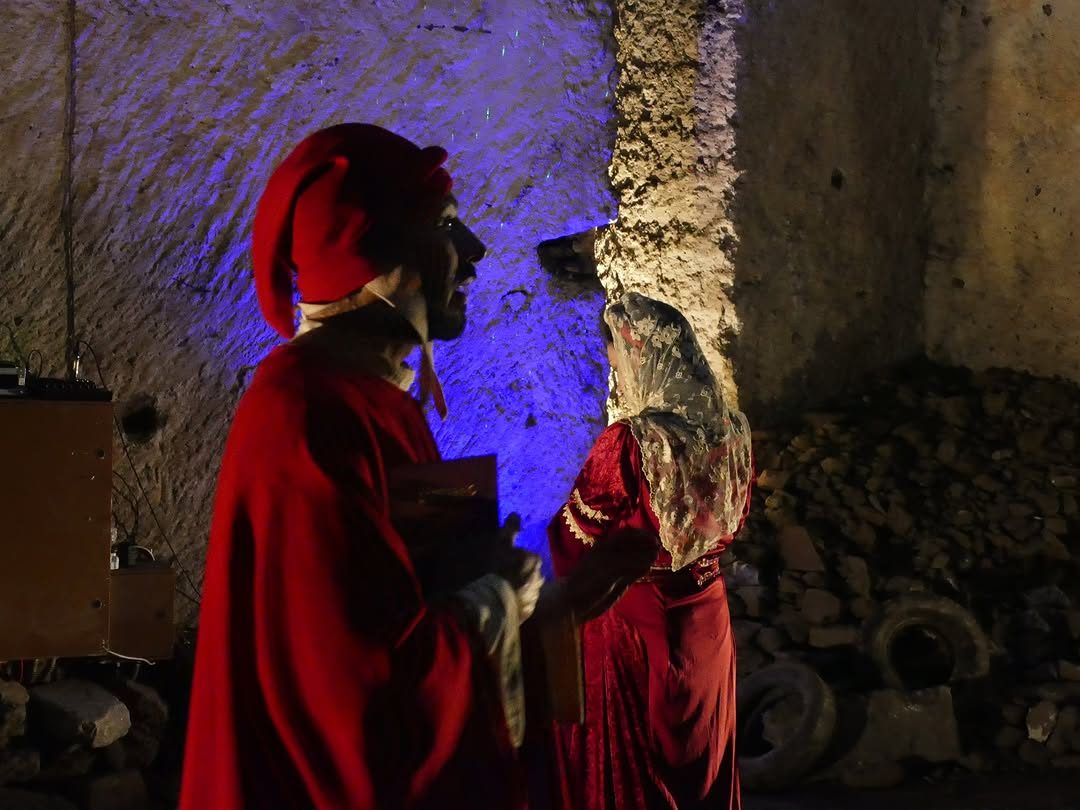 L'Inferno di Dante nel Decumano Sommerso at LAPIS Museum