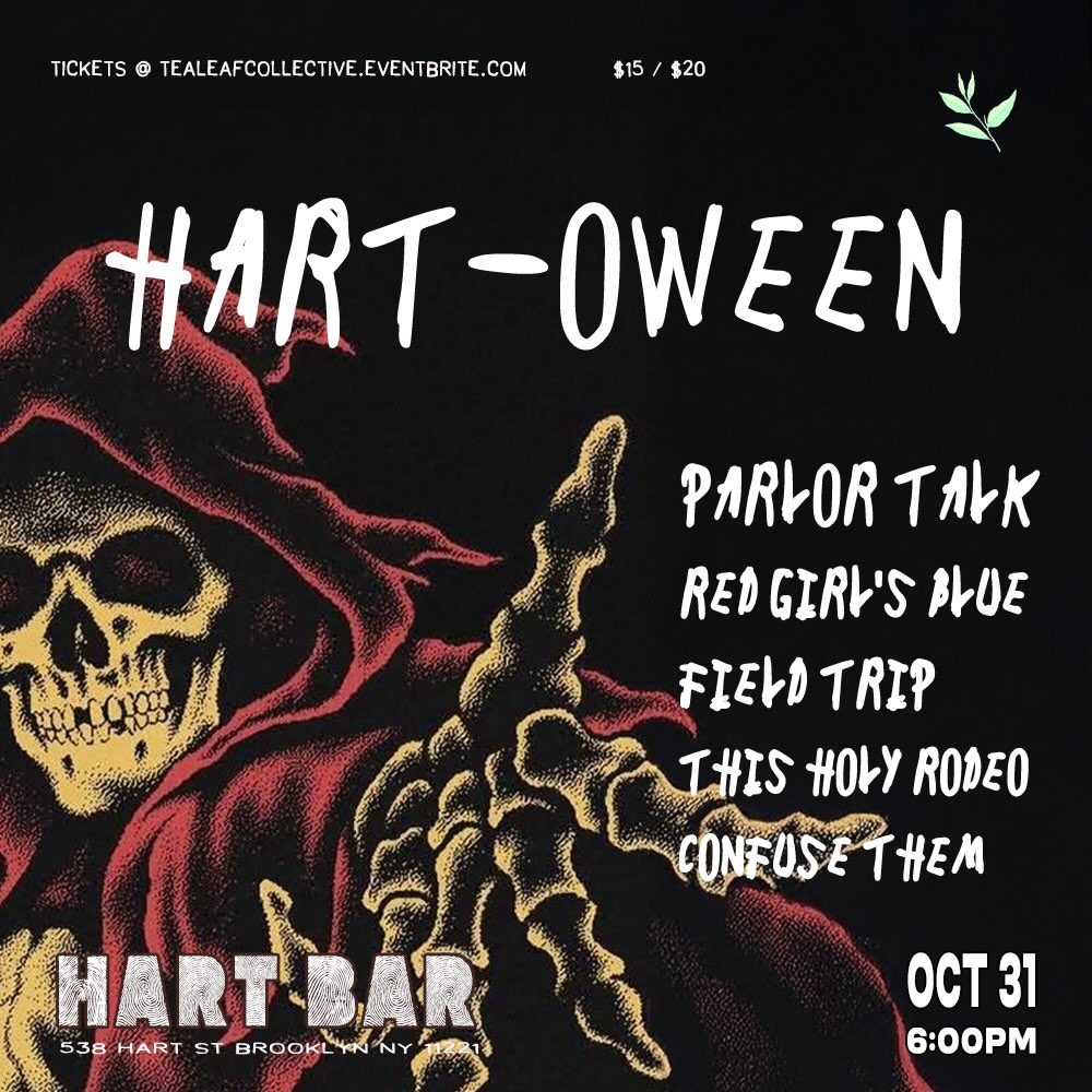 HART-OWEEN — Hart Bar, Saturday, 31 October 2026