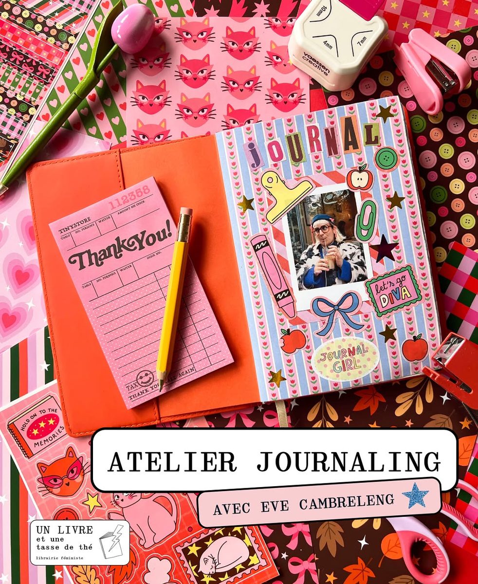 Atelier Journaling avec Eve Cambreleng at Un Livre et une Tasse de Thé