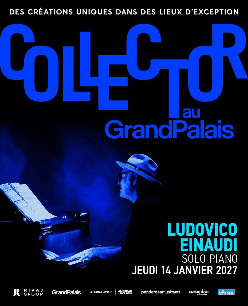 Ludovico Einaudi — Solo Piano Tour — Grand Palais, Thursday, 14 January 2027