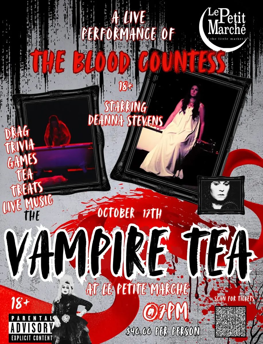 The Blood Countess — Le Petit Marché, Saturday, 17 October 2026