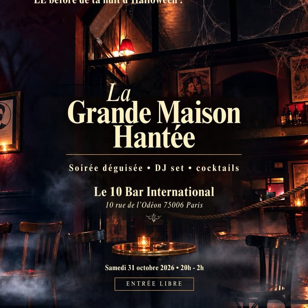 Halloween at Le 10 Bar — Le Bar, Saturday, 31 October 2026