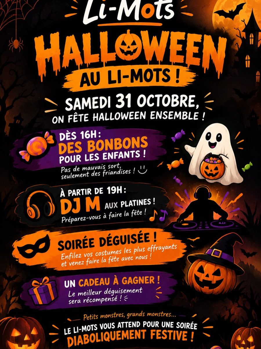 Halloween au Li-Mots at Li-Mots