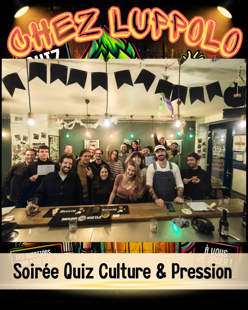 Quizz Culture G & Bières — Luppolo Bar, Wednesday, 28 October 2026