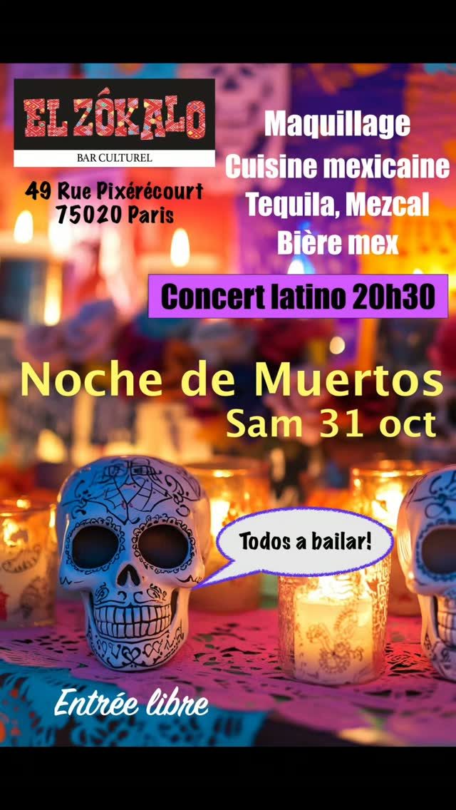 Noche de Muertos at El Zókalo