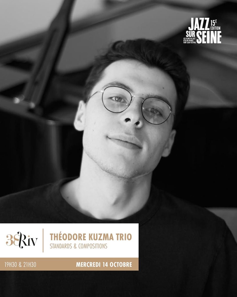 Theodore Kuzma trio – Standards & Compositions — 38Riv Jazz Club, Wednesday, 14 October 2026