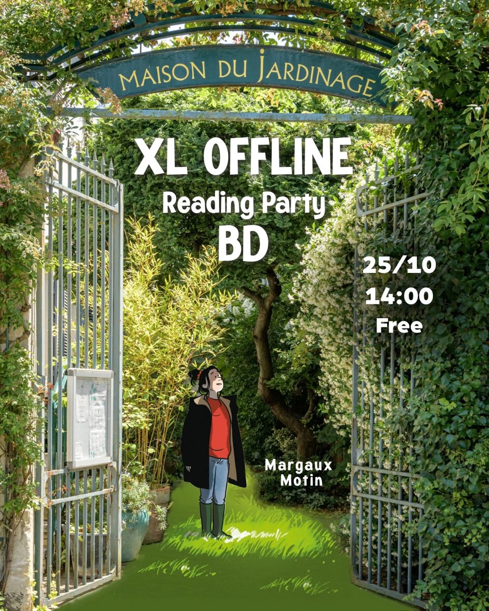XL Offline Reading Party — BD — Parc Montsouris, Sunday, 25 October 2026