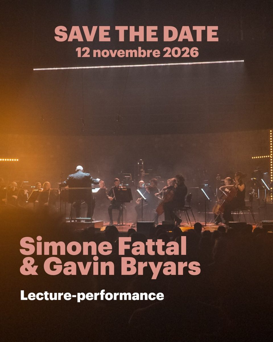Simone Fattal reading with Gavin Bryars — Musée d'Art Moderne de Paris, Thursday, 12 November 2026