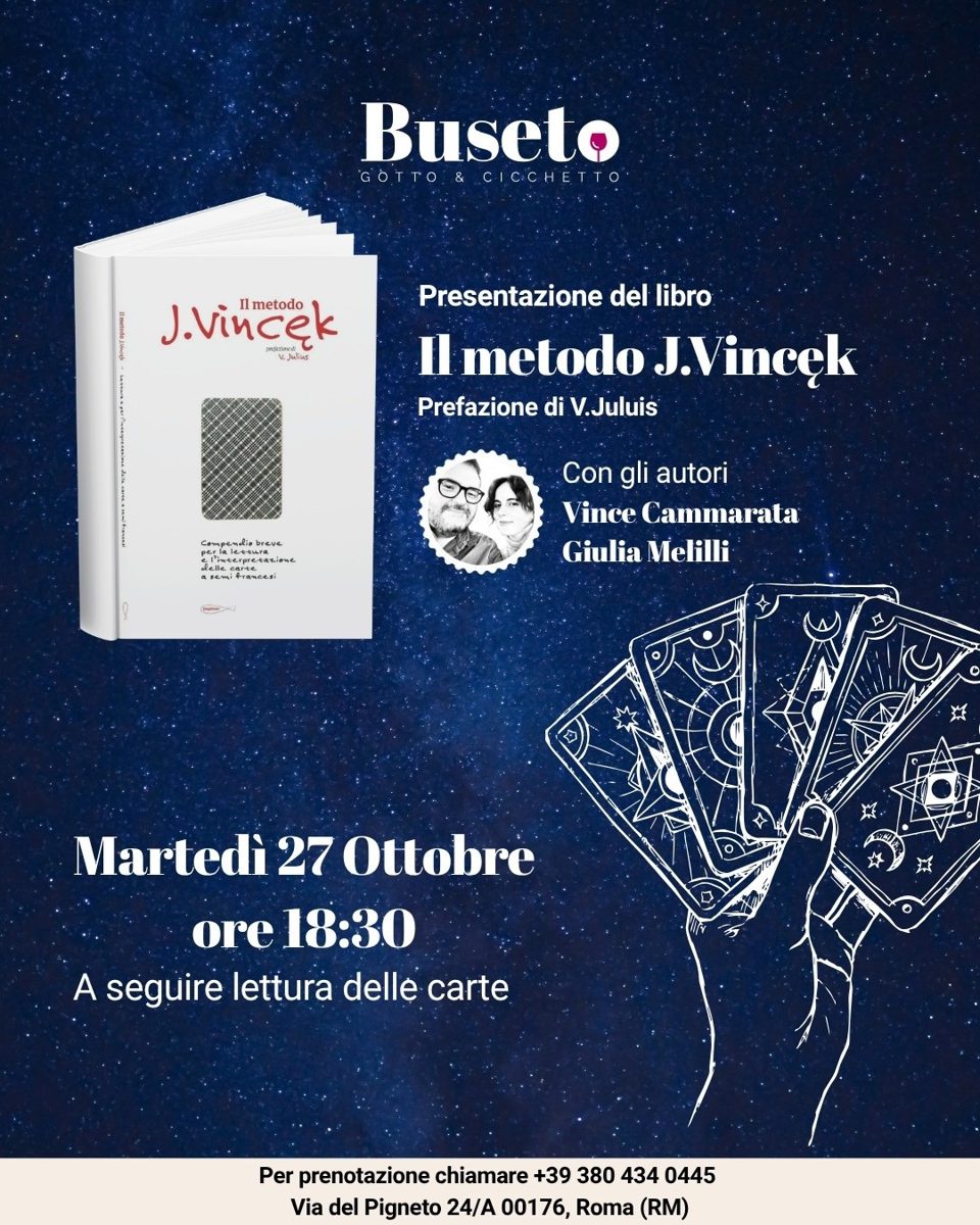 Il metodo J.Vincek - presentazione libro at Buseto
