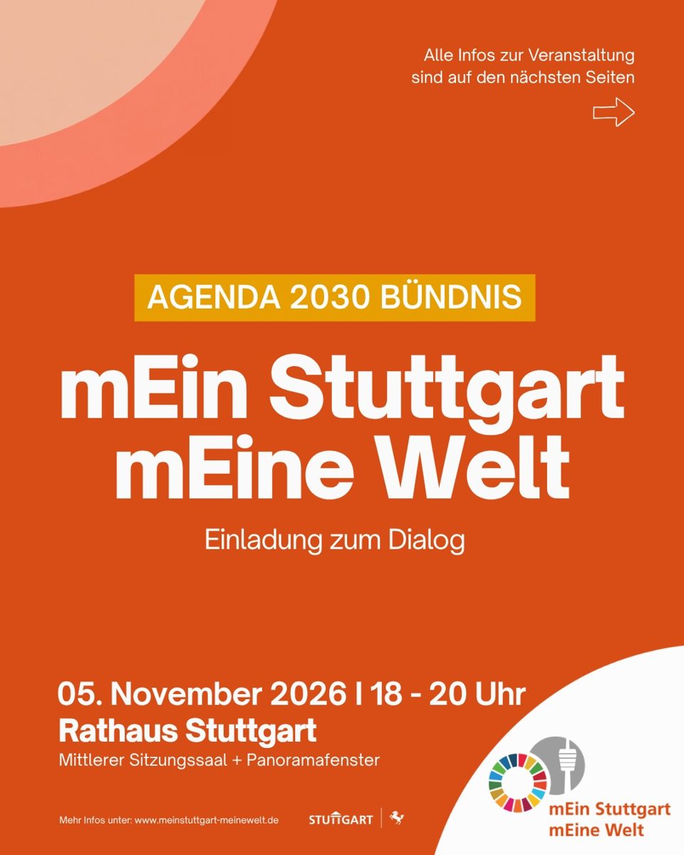UN-Agenda 2030: Wo steht Stuttgart? at Rathaus Stuttgart