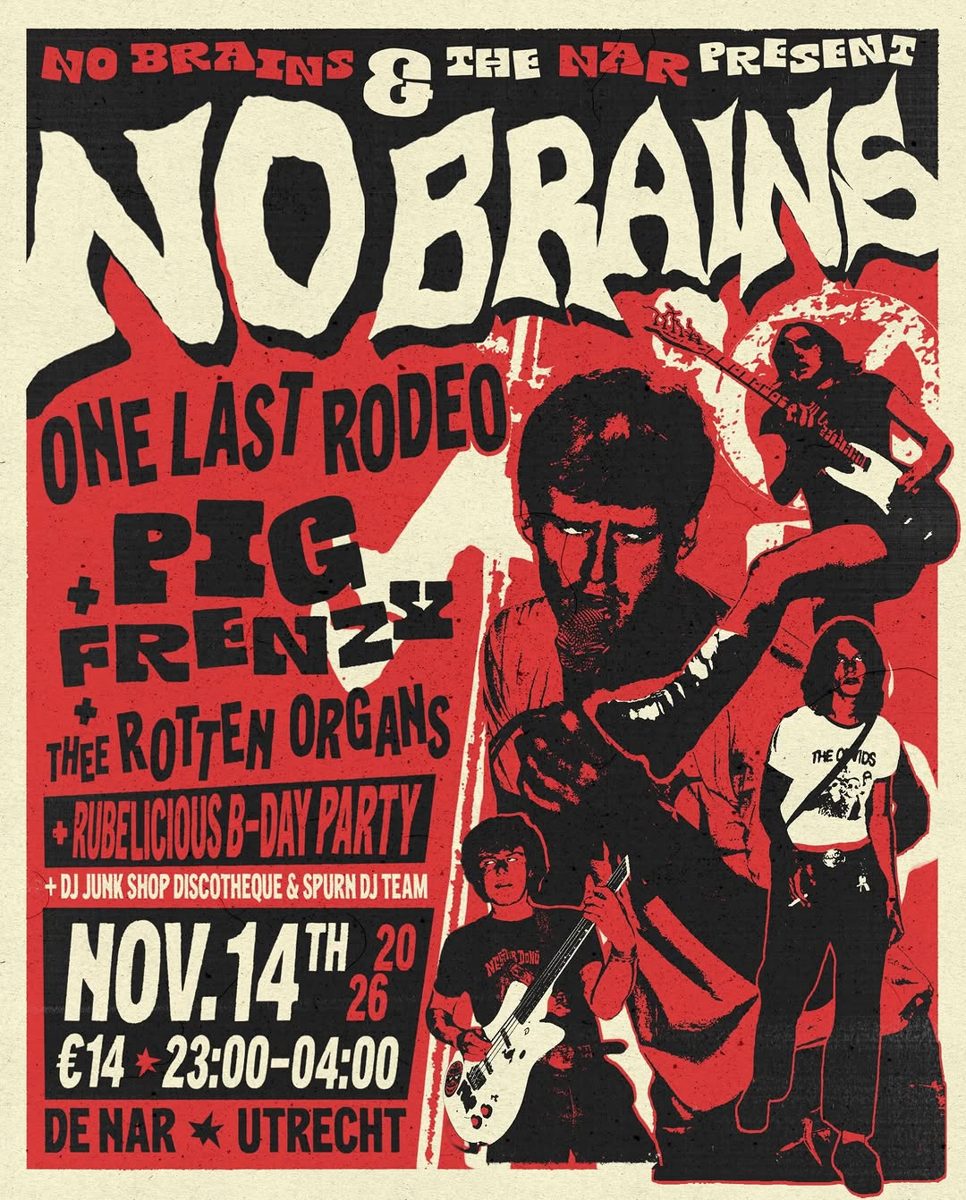 No Brains — Final Show — NAR, Saturday, 14 November 2026