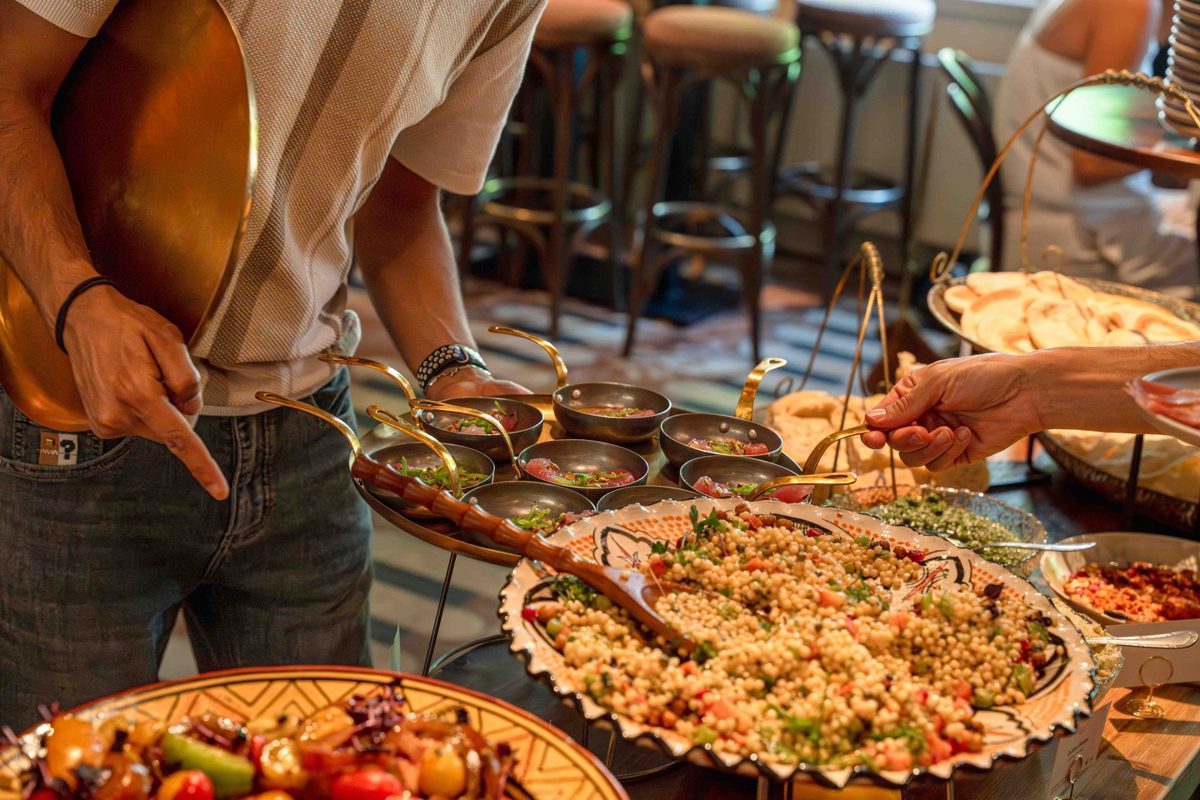 Sunny Sunday Market Brunch at Restaurant Carmel Market