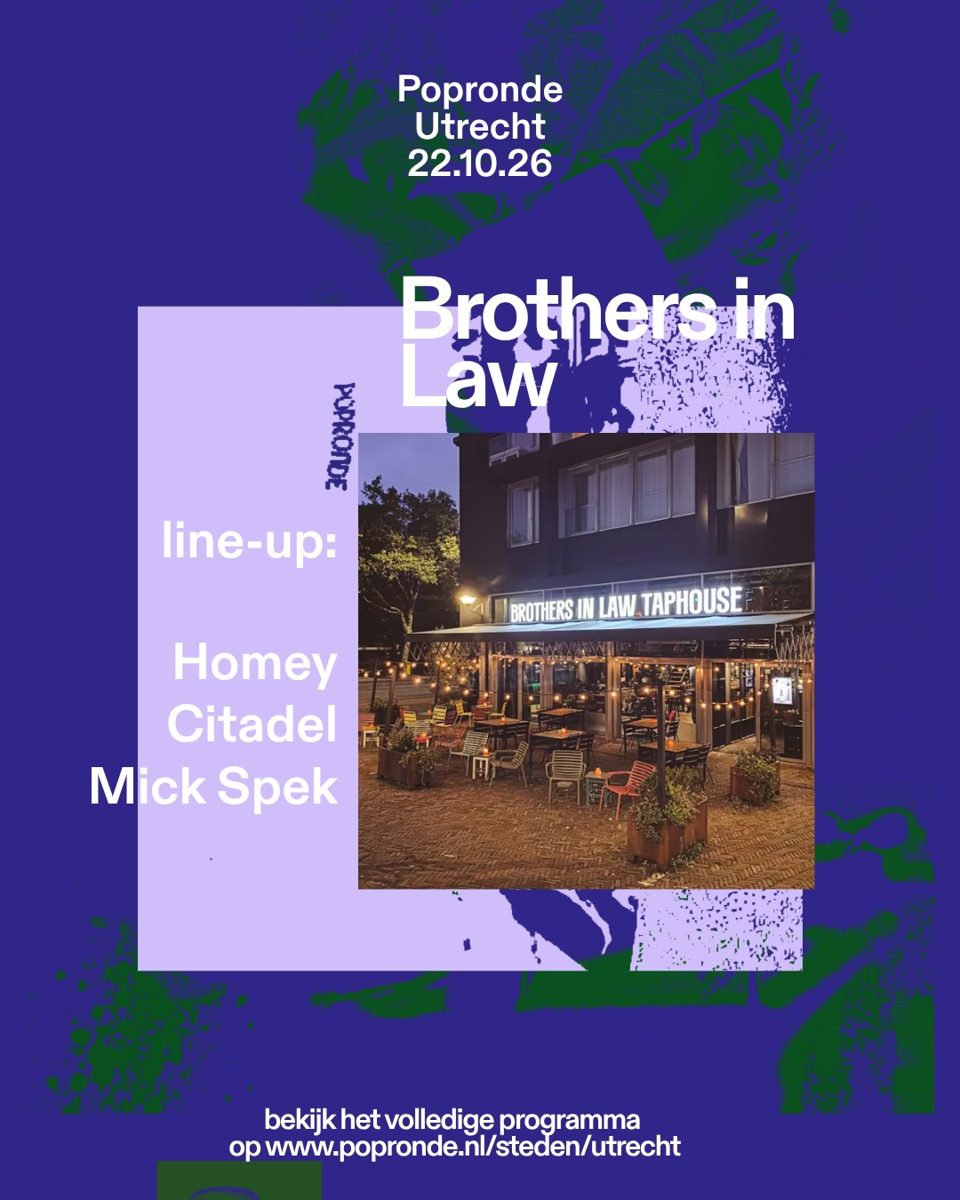 Popronde Utrecht — Brothers In Law Taphouse, Thursday, 22 October 2026