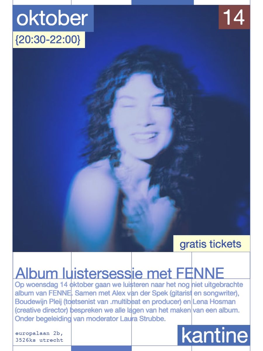 Album luistersessie met FENNE at Kantine