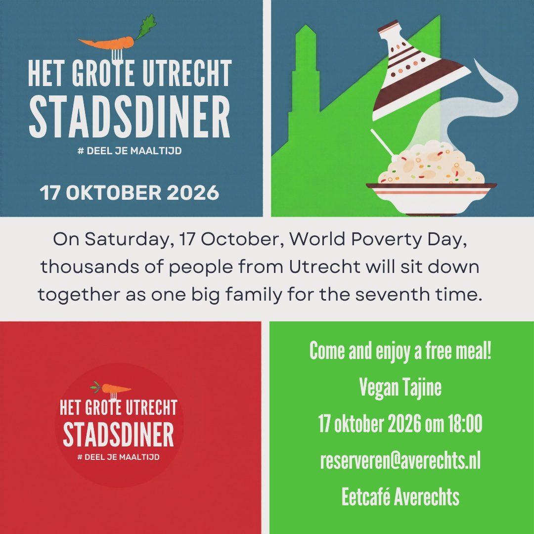 Grote Utrecht Stadsdiner at Eetcafé Averechts