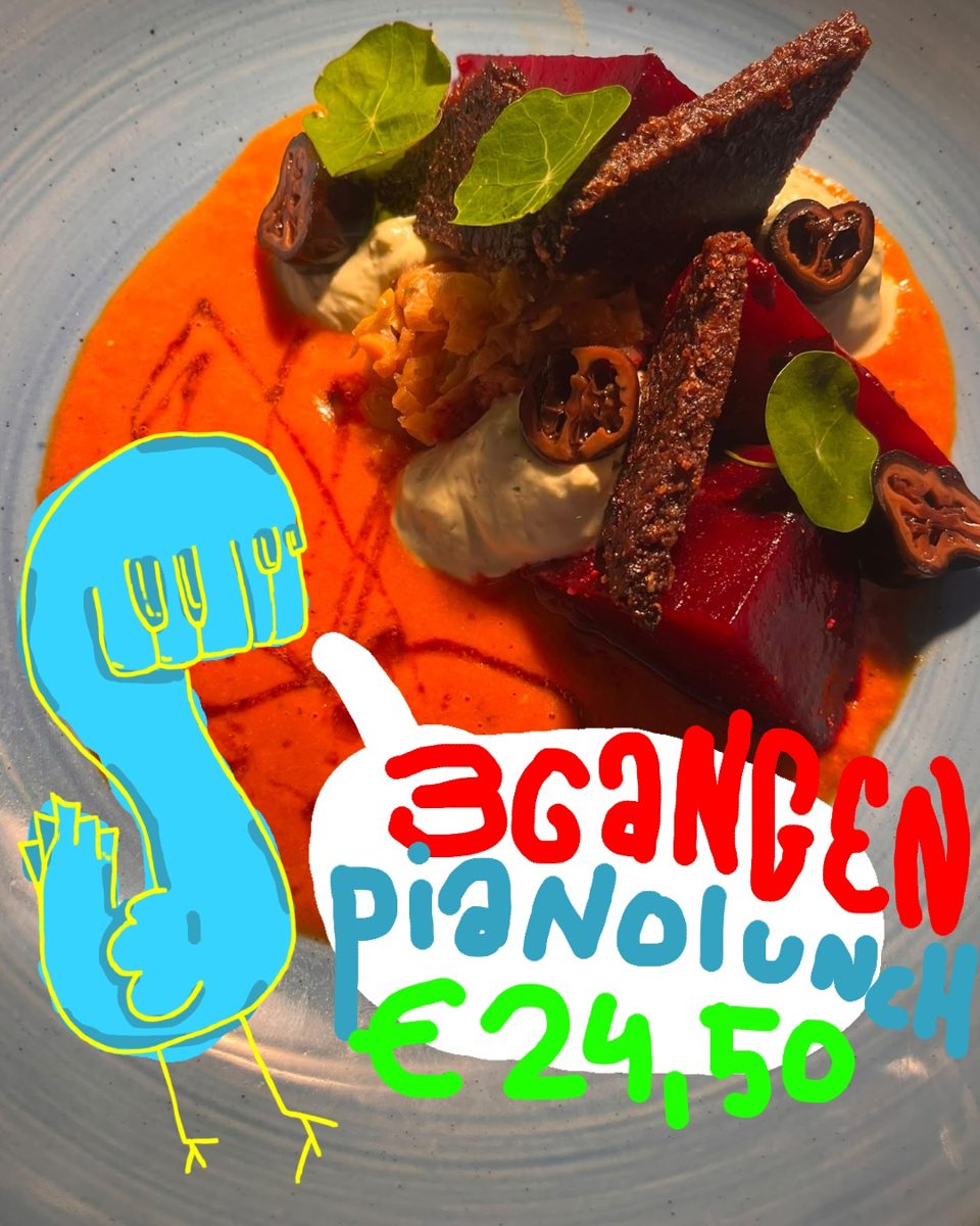 Three-course fine dining with live piano — Warmoes, Monday, 26 October 2026