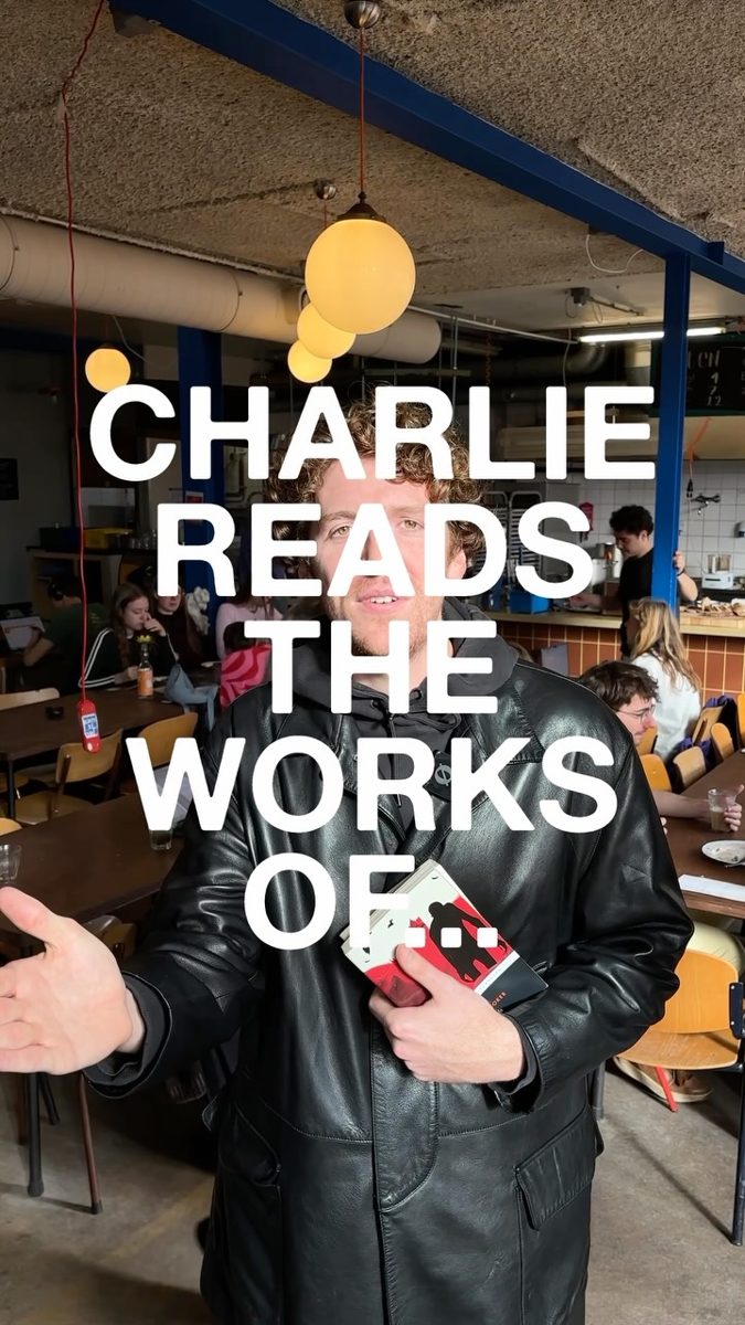 Charlie Reads Gothic Literature — Kantine Utrecht, Saturday, 31 October 2026