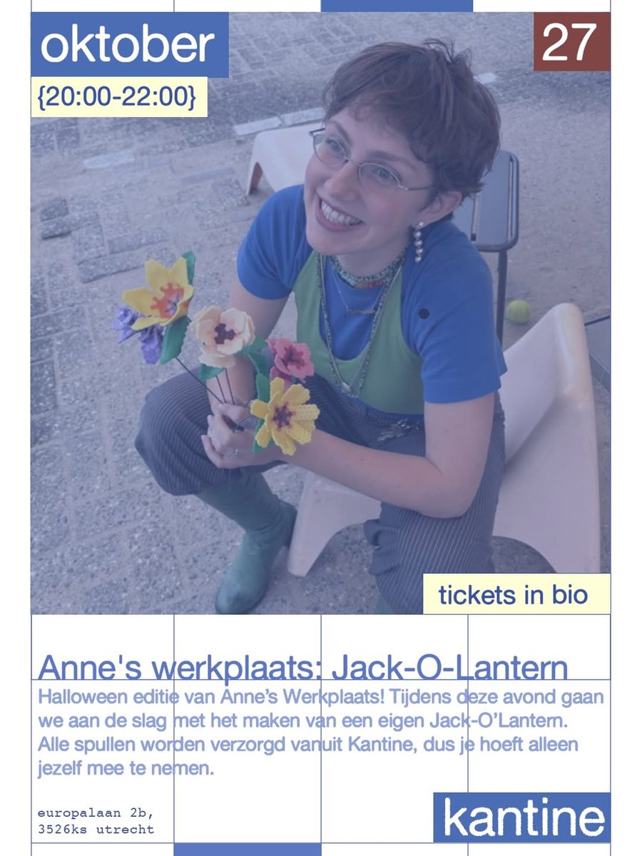 Anne's Werkplaats: Halloween Edition at Kantine